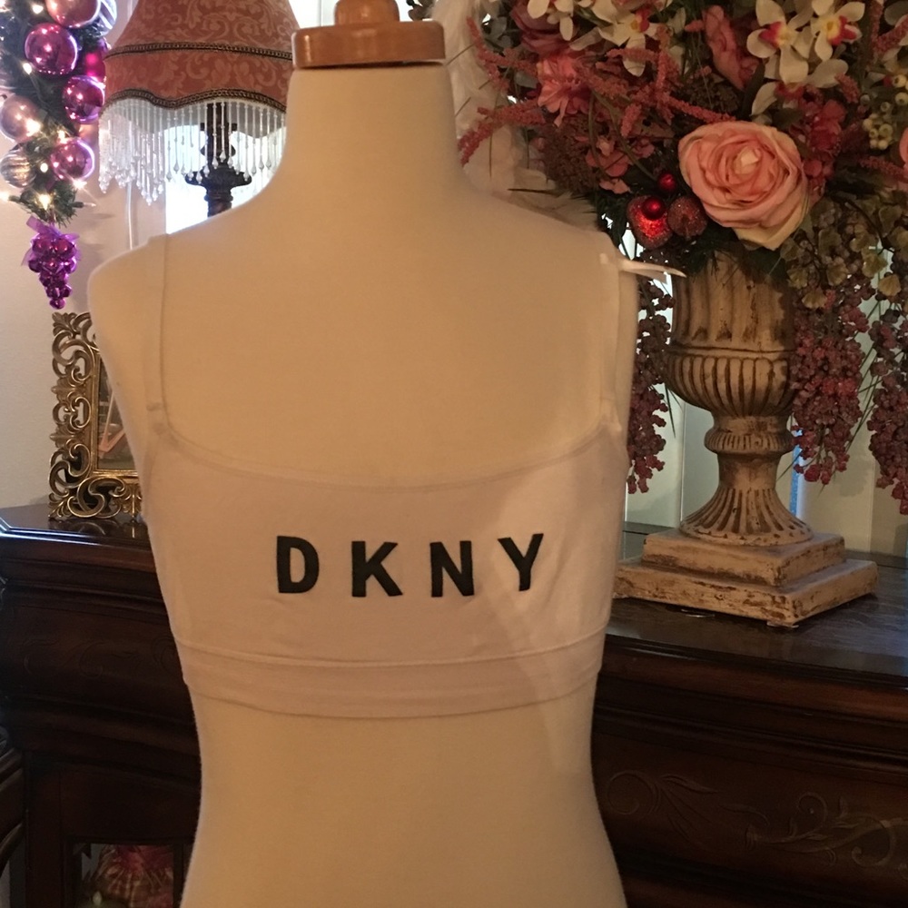 Small - DKNY logo seamless bracket te bra top
